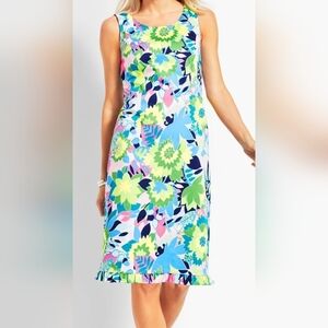 💕Talbot Island Floral Sateen Sheath Dress Size 10